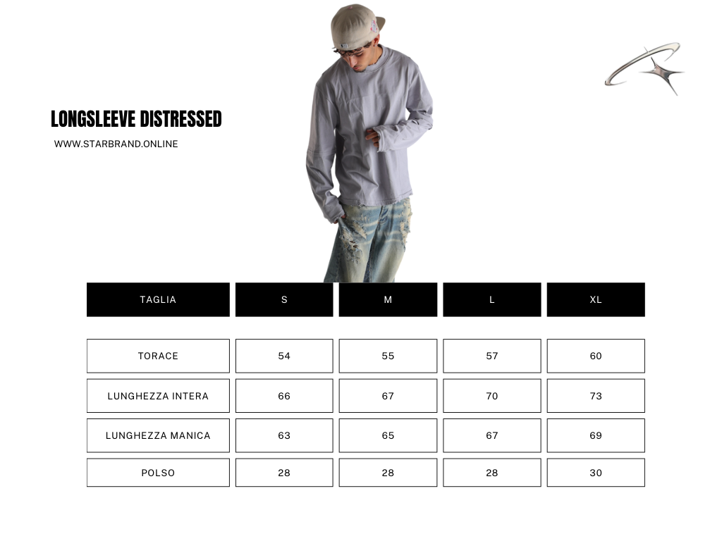 LONGSLEEVE GRAY DISTRESSED