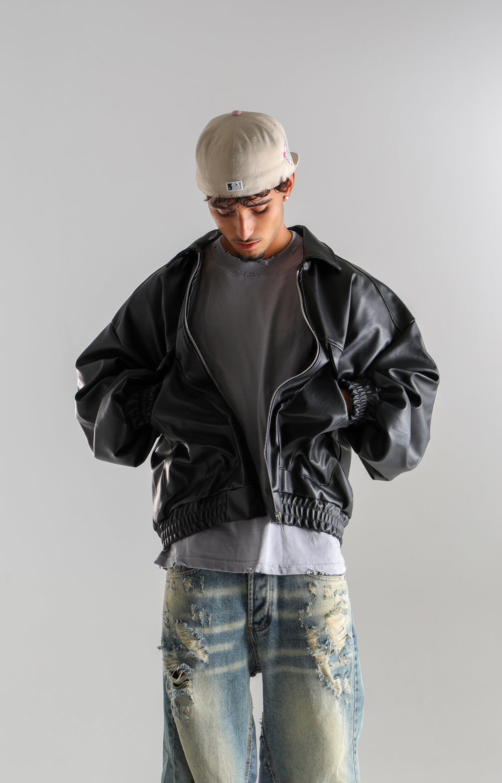 BOMBER LEATHER