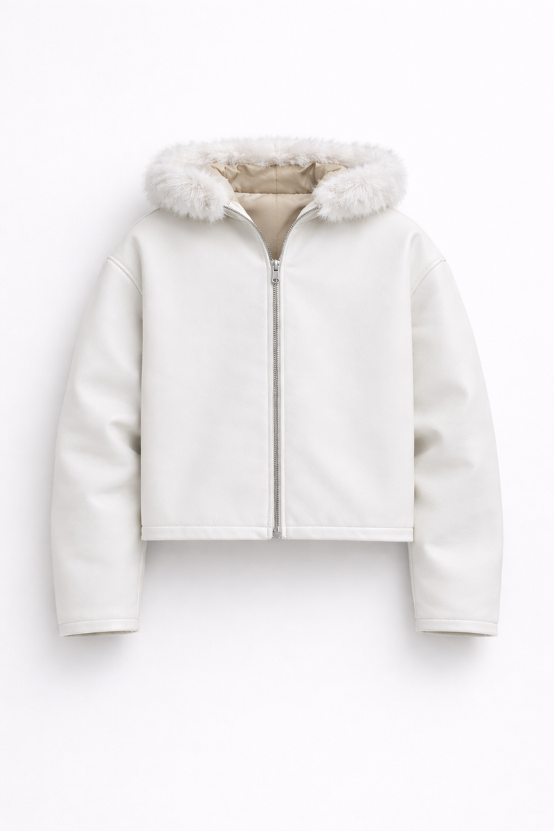 JACKET LEATHER FUR