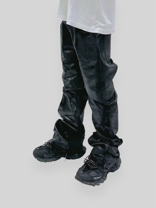 DENIM WAXED EFFECT BLACK