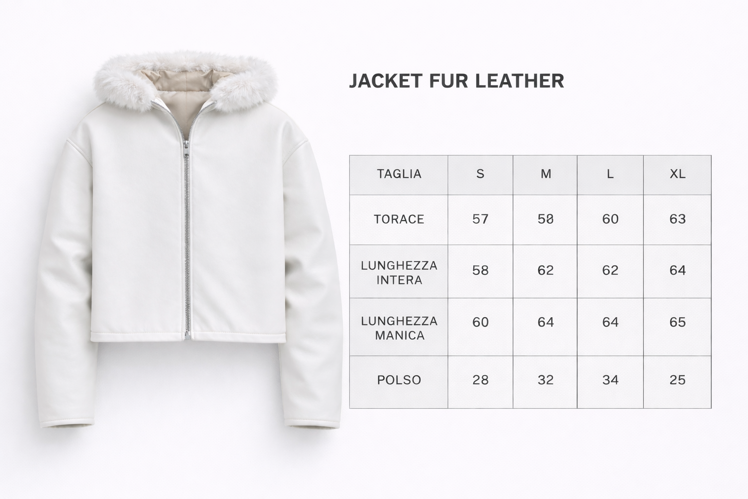 JACKET LEATHER FUR