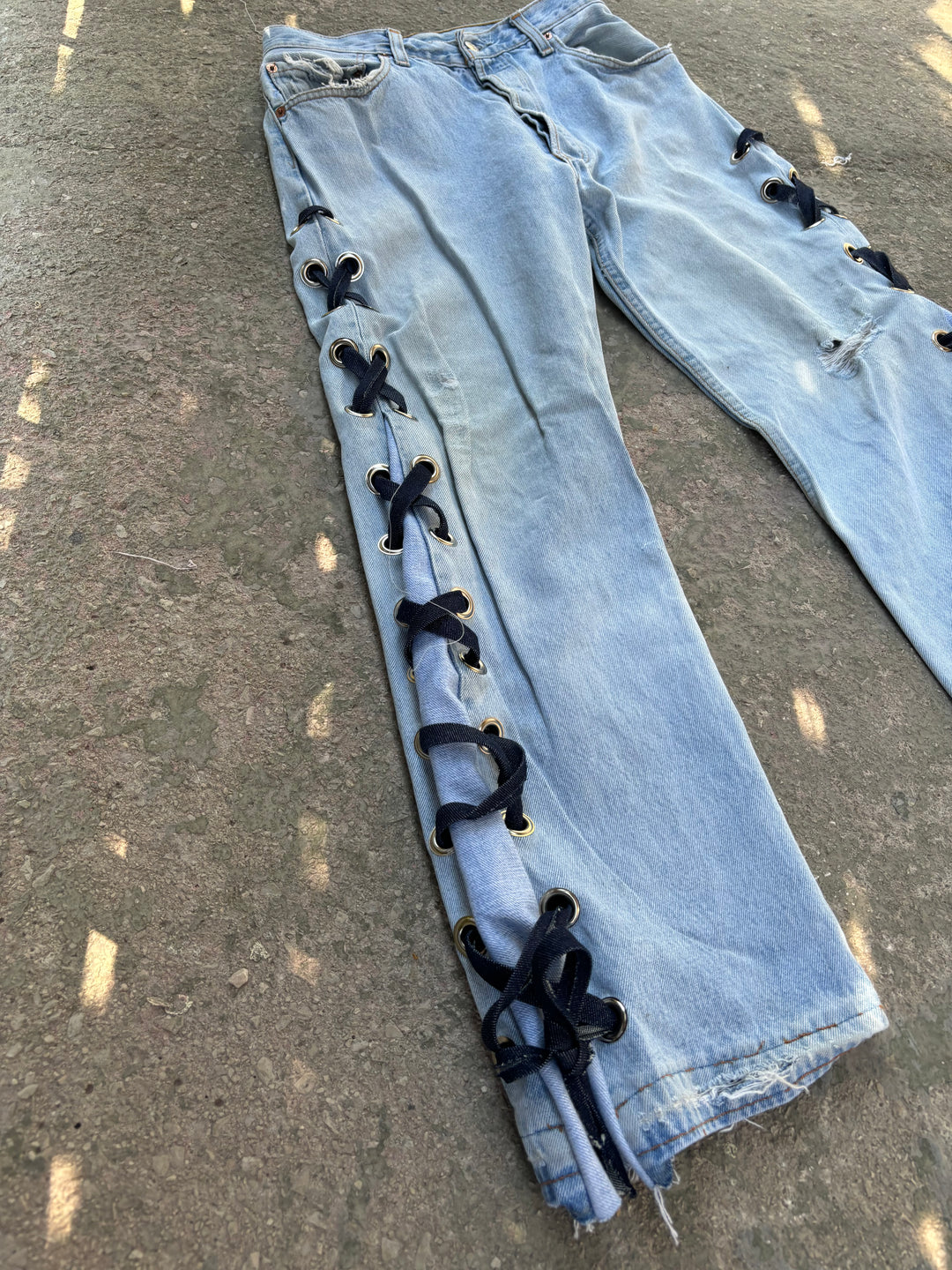 JEANS CORDA LATERALE FLARED
