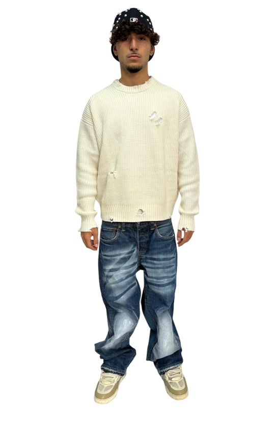 JEANS BLUE SPACE BAGGY