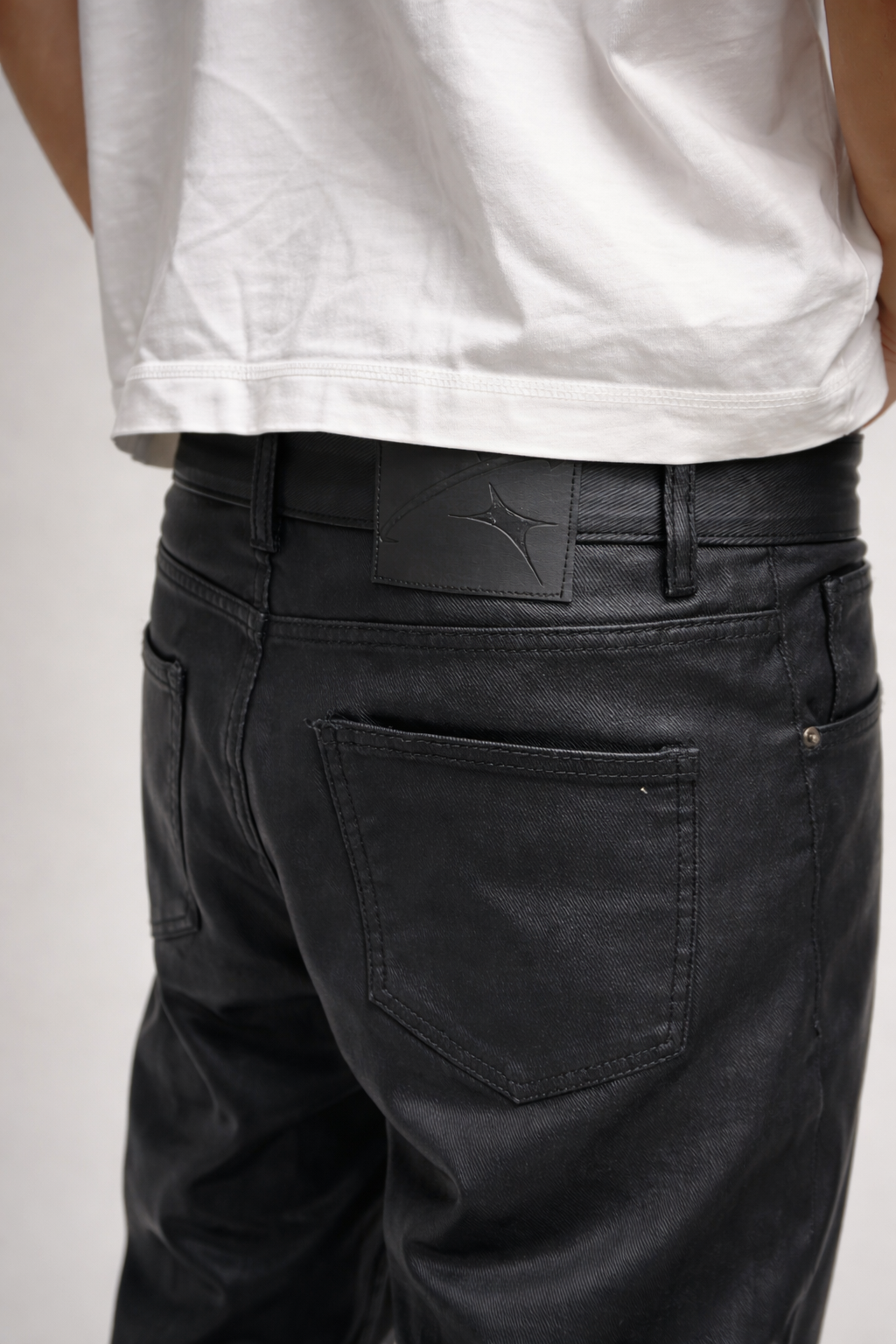 COMPLETO DENIM LEATHER