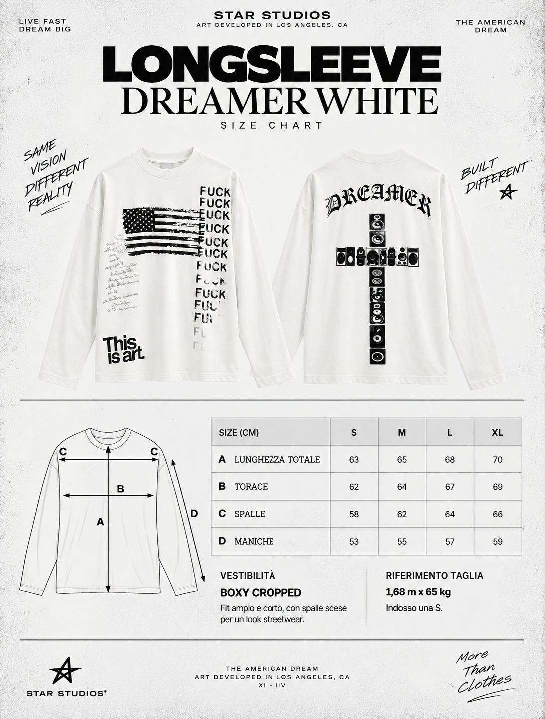 LONGSLEEVE DREAMER WHITE