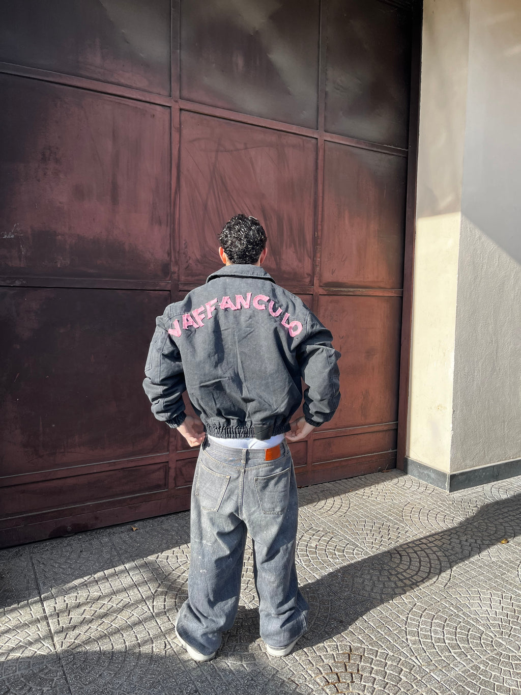 BOMBER DENIM VAFF*****O PINK