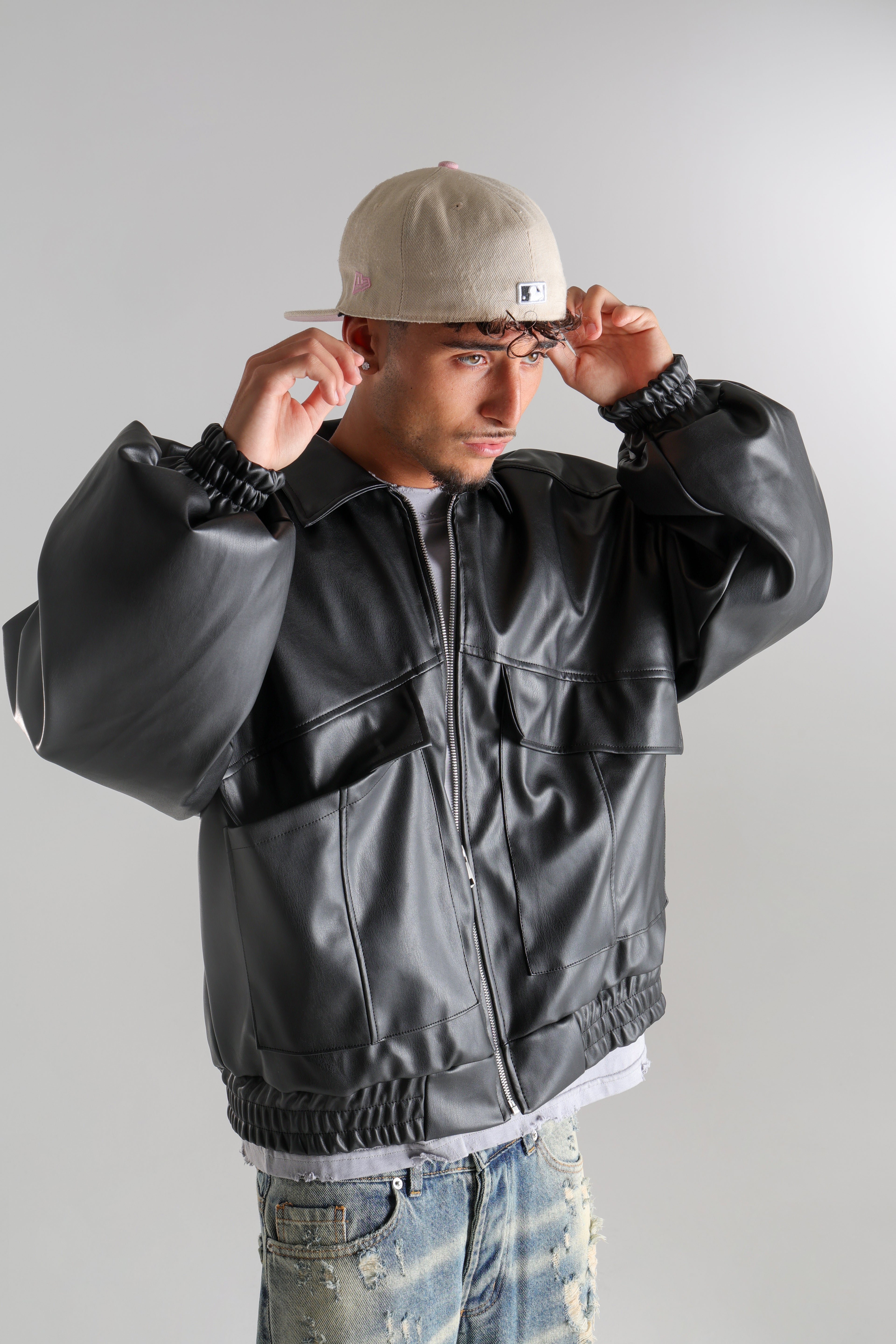 BOMBER LEATHER