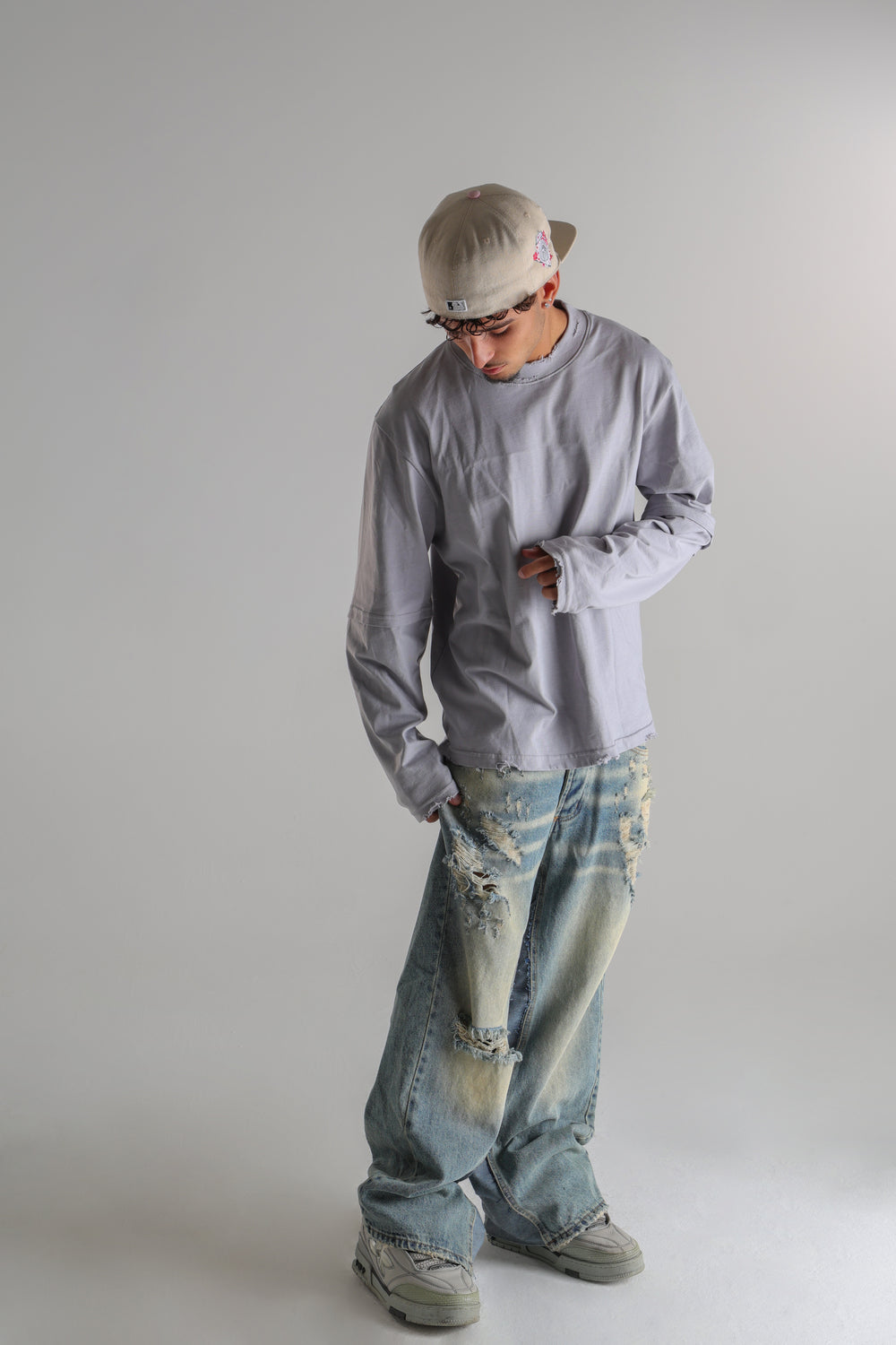 JEANS LIGHT WASH BAGGY