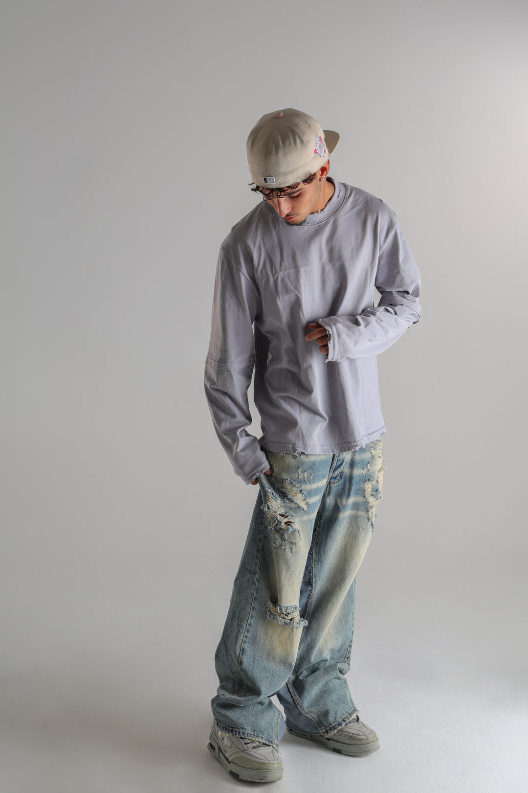 JEANS LIGHT WASH BAGGY