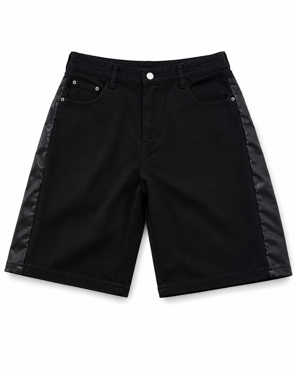 SHORT BLACK LEATHER