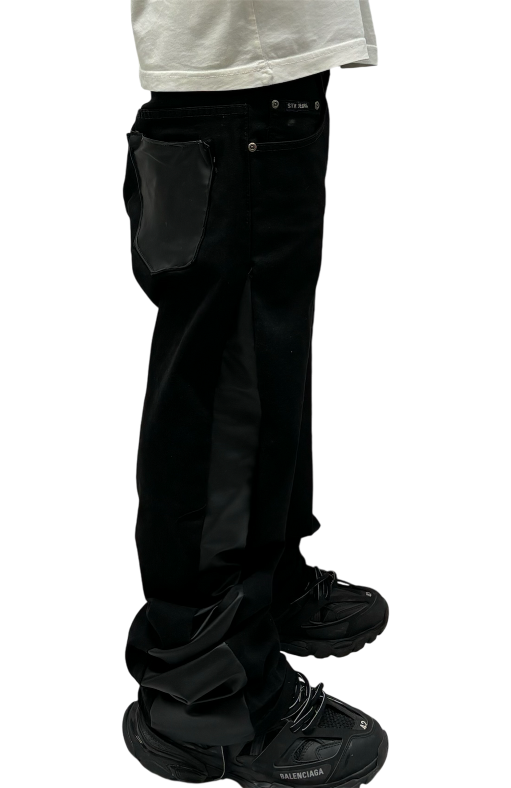 JEANS LEATHER BLACK PREMIUM