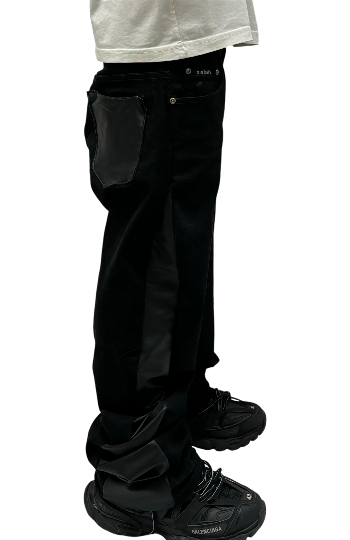 JEANS LEATHER BLACK PREMIUM